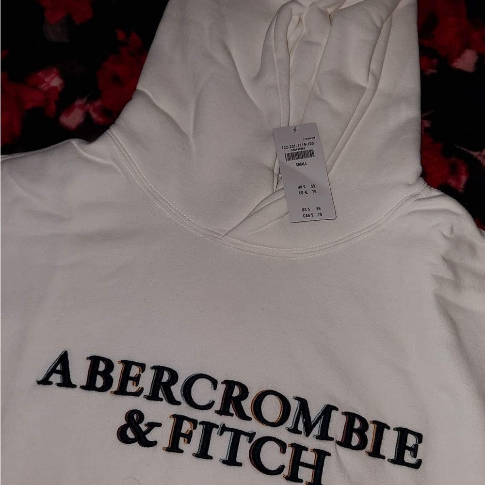 Abercrombie and Fitch Logo Hoodie size Small NWT - Picture 13 of 16